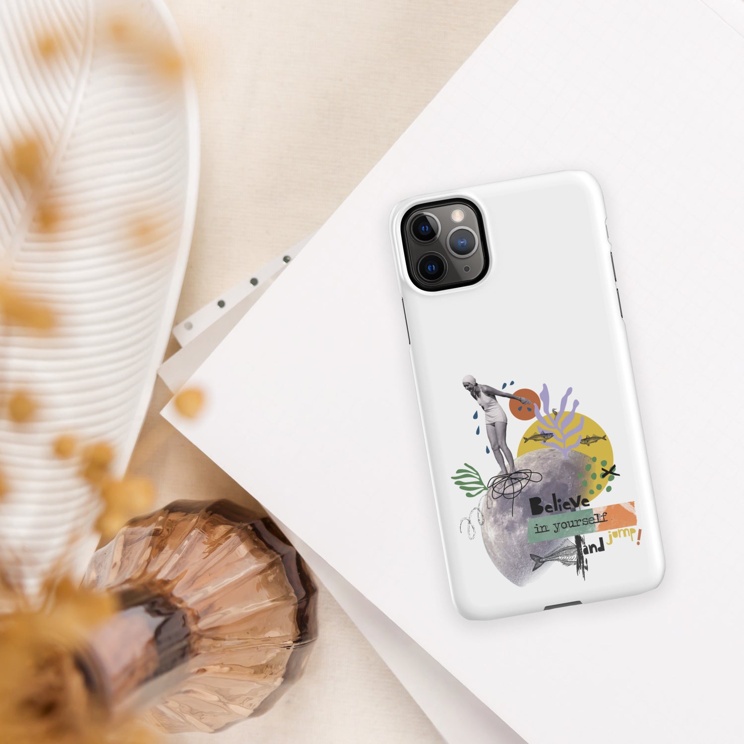 Snapcase iPhone®-Hülle "Believe in yourself" - Graphic Jam 