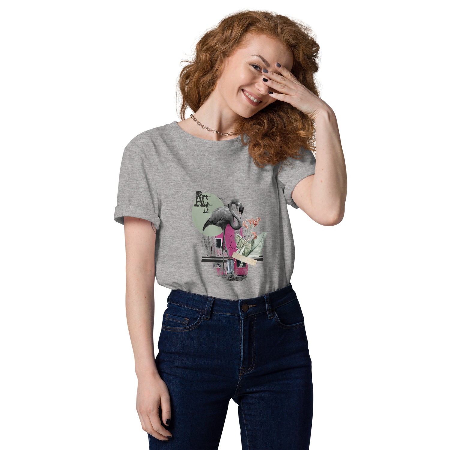 Flamingo Unisex-Bio-Baumwoll-T-Shirt - Graphic Jam 