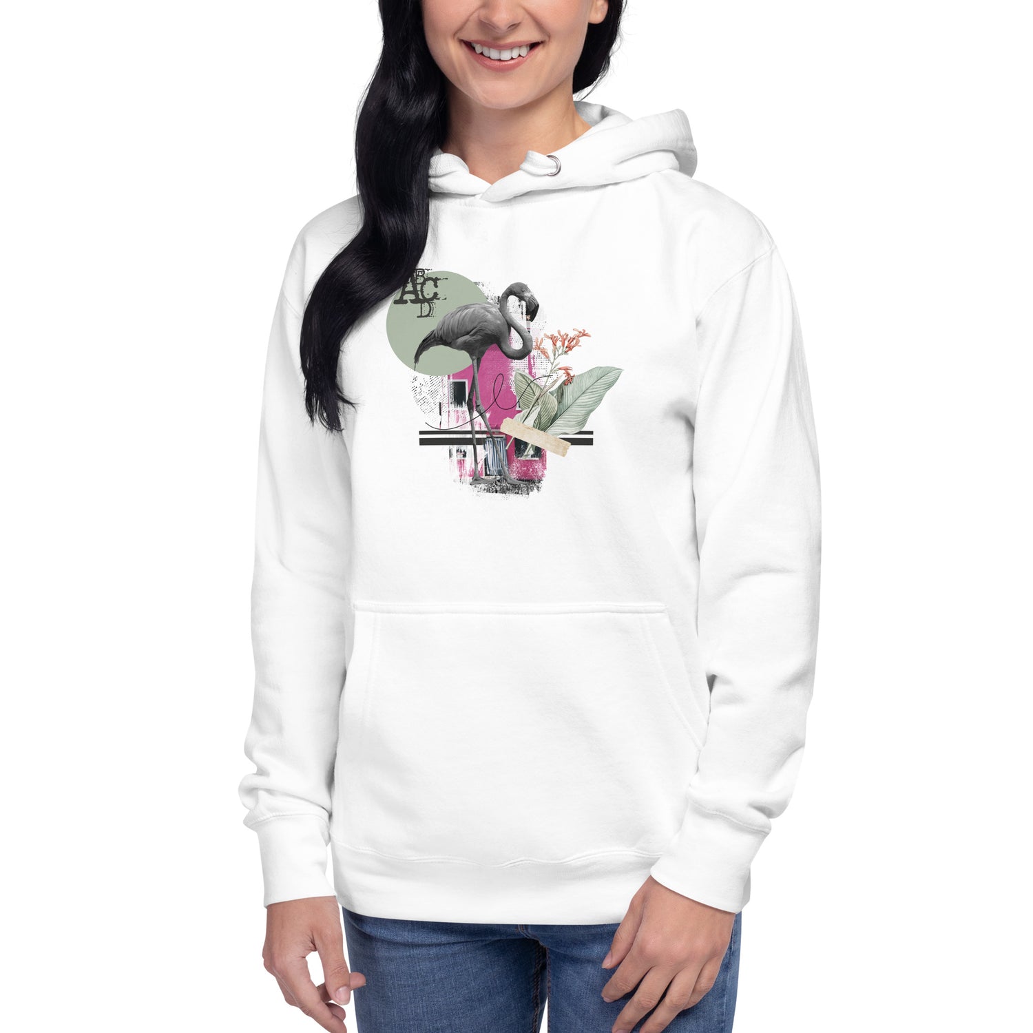 Flamingo Unisex-Kapuzenpullover - Graphic Jam 